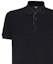 Sizing FENDI Black Embossed Solid Polo Shirt FY0985AAONF0QA1