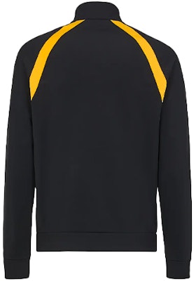 フェンディ ブラック ハーフジップ ロゴ スウェットシャツジャケット. FAF599AECPF0GME Lookbook フェンディ ブラック ハーフジップ ロゴ スウェットシャツジャケット. FAF599AECPF0GME