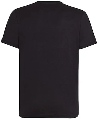 FENDI Baju-T Logo Cetak Hitam Leher Bulat Regular Fit. FY0894A28UF0QA1 Lookbook FENDI Baju-T Logo Cetak Hitam Leher Bulat Regular Fit. FY0894A28UF0QA1