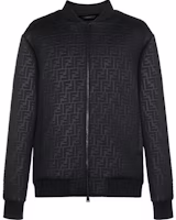 Fendi Black Logo Print Hooded Jacket FW0833ACN4F0QA1 Fendi Black Logo Print Hooded Jacket FW0833ACN4F0QA1