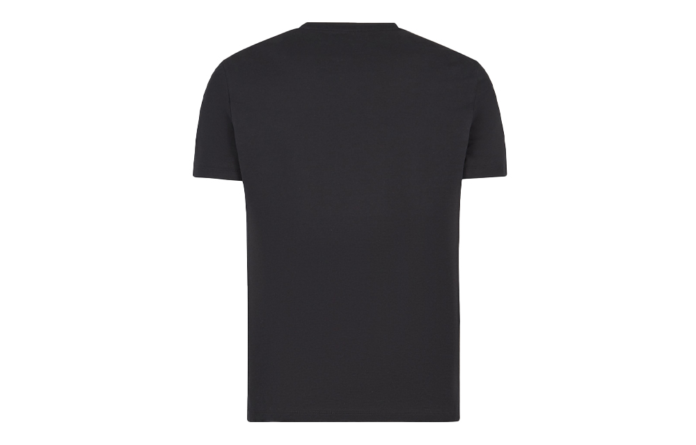 Lookbook 芬迪黑色Logo印花短袖T恤 FAF532AD3CF0GME