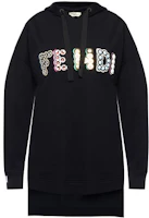 Fendi Black Long Sleeve Drawstring Cotton Hoodie FS6972A1VNF0GME Fendi Black Long Sleeve Drawstring Cotton Hoodie FS6972A1VNF0GME