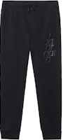 FENDI Black Monogram Logo Sweatpants FAB515AAY4F0GME FENDI Black Monogram Logo Sweatpants FAB515AAY4F0GME