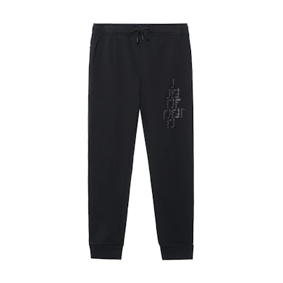 FENDI Black Monogram Logo Sweatpants FAB515AAY4F0GME