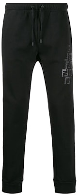 FENDI Black Monogram Logo Sweatpants FAB515AAY4F0GME Order FENDI Black Monogram Logo Sweatpants FAB515AAY4F0GME