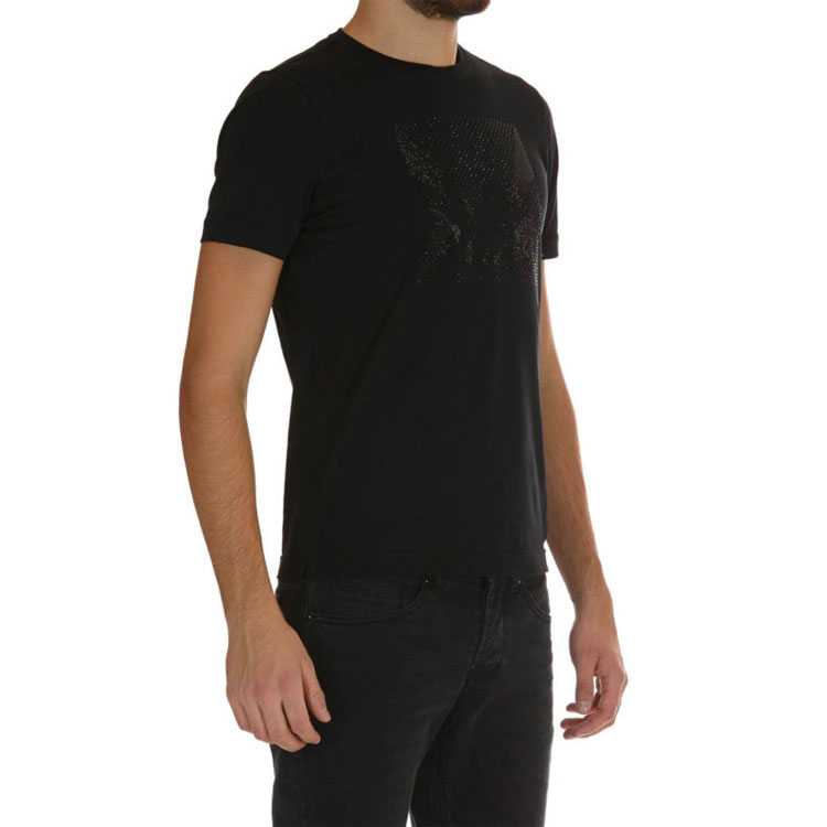 Details for Camiseta Negra FENDI Monster Eye con Pedrería - Color Sólido FY06261Z2F0ABB