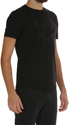 FENDI 黑色怪獸眼睛鑲鑽短袖上衣 - 素色 FY06261Z2F0ABB Details for FENDI 黑色怪獸眼睛鑲鑽短袖上衣 - 素色 FY06261Z2F0ABB