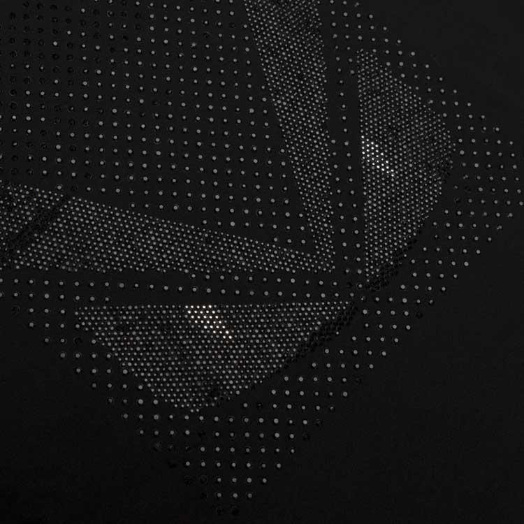 Cheap Camiseta Negra FENDI Monster Eye con Pedrería - Color Sólido FY06261Z2F0ABB