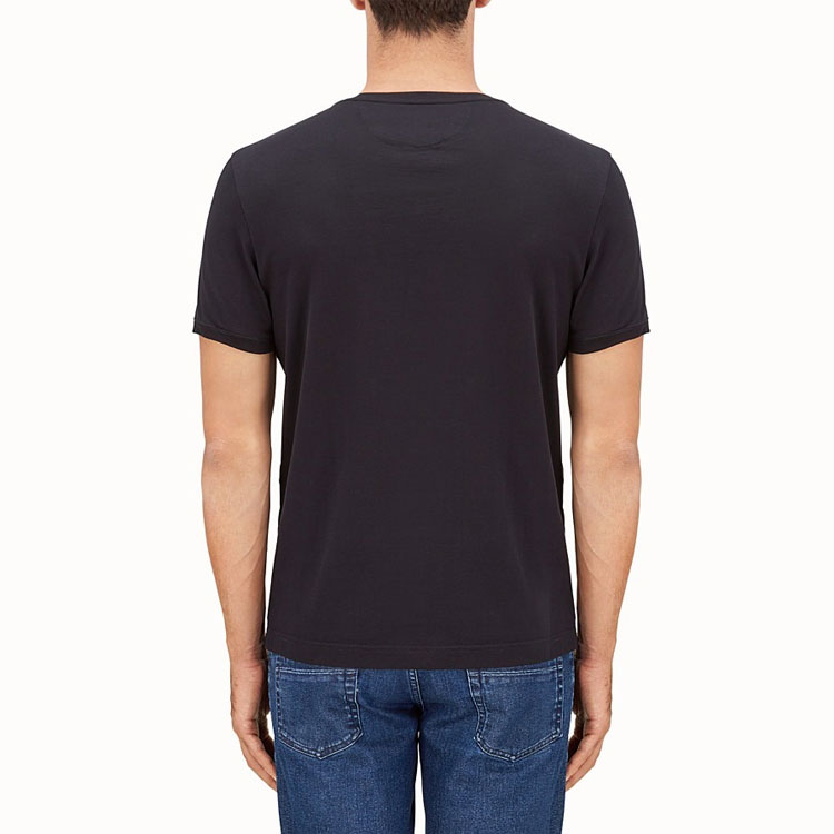 Purchase FENDI Black Monster Eyes Embroidered Cotton T-Shirt FY06261Z2F0QA1