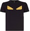 Order FENDI Baju-T Grafik Hitam Mata Monster FY072294TF0QA1