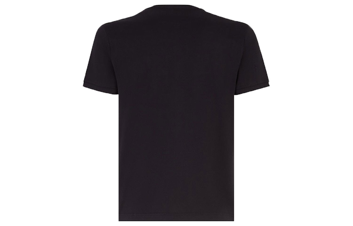 Lookbook フェンディ ブラック モンスターアイ グラフィック Tシャツ FY072294TF0QA1