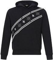 FENDI Black Pattern Print Hoodie Long Sleeve Sweatshirt. FAF534AAY9F0GME FENDI Black Pattern Print Hoodie Long Sleeve Sweatshirt. FAF534AAY9F0GME