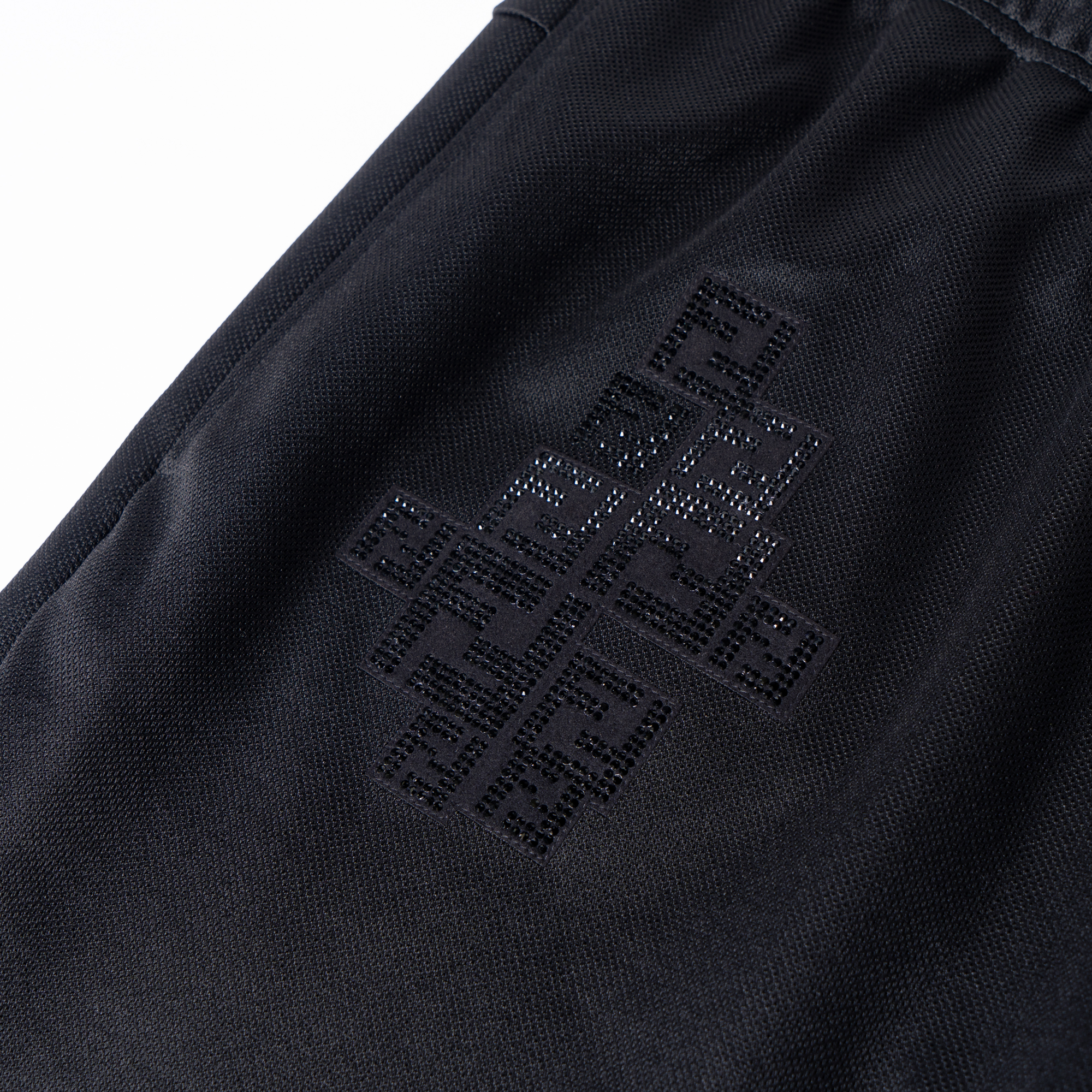 Cheap FENDI Seluar Jogger Rajut Hitam dengan Tali Serut. FB0599ADGNF0QA1