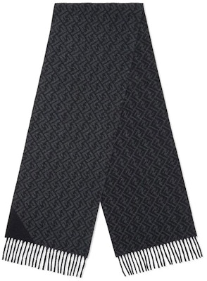 芬迪 黑色流苏标志羊毛围巾 FXS124AH85F0UY7 Order 芬迪 黑色流苏标志羊毛围巾 FXS124AH85F0UY7