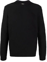 FENDI Black Wool Logo Crewneck Sweater. FZY490AH2XF0QA1 FENDI Black Wool Logo Crewneck Sweater. FZY490AH2XF0QA1