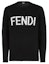 Buy FENDI Black Wool Logo Monogram Sweater FZZ387A3M3F0QA1