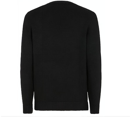 FENDI Black Wool Logo Monogram Sweater FZZ387A3M3F0QA1 Lookbook FENDI Black Wool Logo Monogram Sweater FZZ387A3M3F0QA1