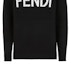 Cheap FENDI Black Wool Logo Monogram Sweater FZZ387A3M3F0QA1