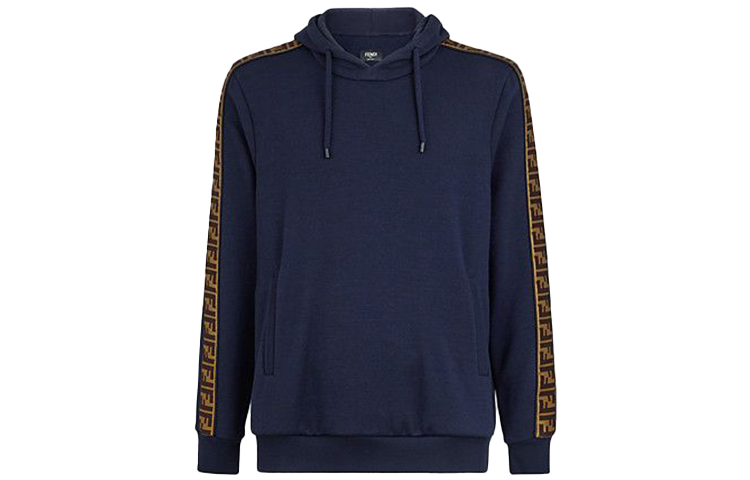 Order FENDI Sudadera Ajustada Azul de Lana y Algodón FY0870A1EGF0QA2