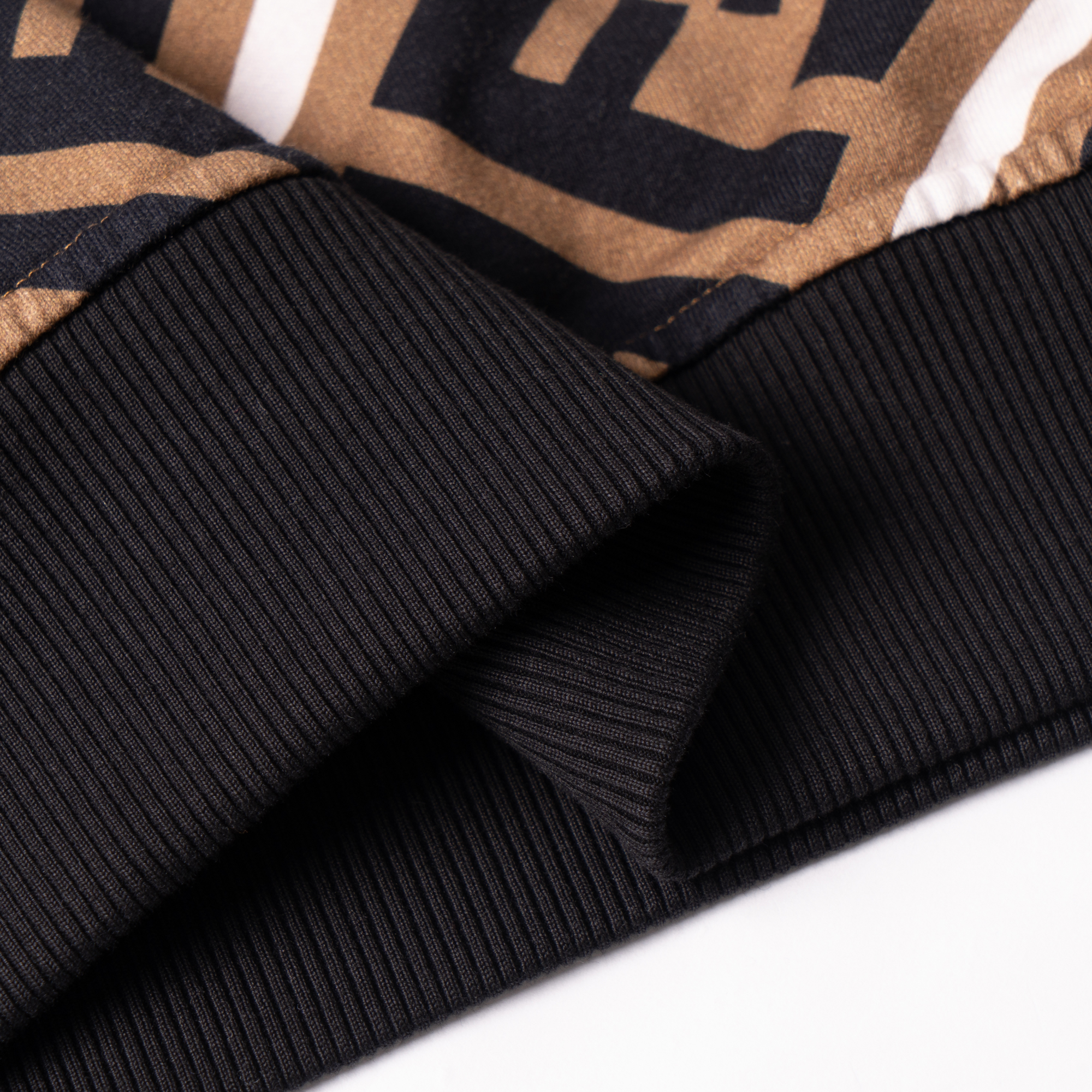 Cheap 펜디 브라운 레터 프린트 크루넥 롱 슬리브 스웻셔츠 FY0944A7A9F13J3