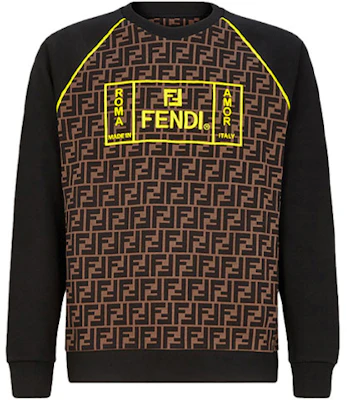 Fendi Brown Monogram Double F Long Sleeve Pullover Sweatshirt FY0992A87EF0JNH Buy Fendi Brown Monogram Double F Long Sleeve Pullover Sweatshirt FY0992A87EF0JNH