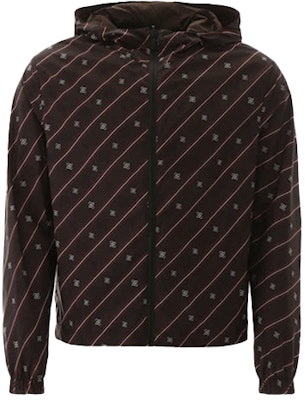 FENDI Brown Striped Zip-Up Casual Jacket FAA615AAA7F1A0I Order FENDI Brown Striped Zip-Up Casual Jacket FAA615AAA7F1A0I