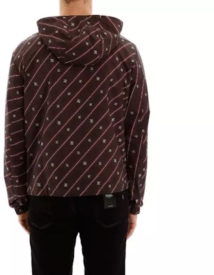 FENDI Brown Striped Zip-Up Casual Jacket FAA615AAA7F1A0I Shop FENDI Brown Striped Zip-Up Casual Jacket FAA615AAA7F1A0I