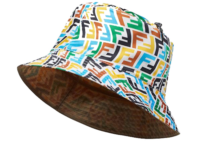 Fendi Bucket Hat FF Motif Multicolor