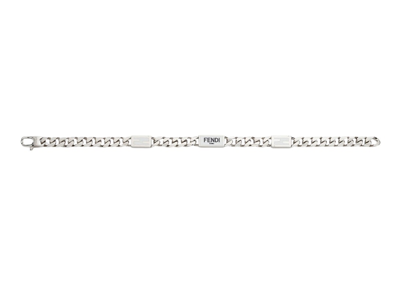 Fendi by Marc Jacobs Baguette Bracelet Silver-Color Metal Bracelet Silver