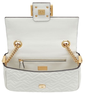 Bolso Fendi por Marc Jacobs Baguette Cadena Midi de Cuero Nappa Blanco Lookbook Bolso Fendi por Marc Jacobs Baguette Cadena Midi de Cuero Nappa Blanco