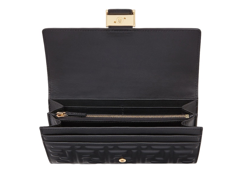 Lookbook マーク・ジェイコブス Fendi バゲット コンチネンタル ブラック ナッパ レザー財布