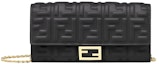Buy Fendi by Marc Jacobs Baguette Continental Wallet with Chain Black Nappa Leather Wallet
