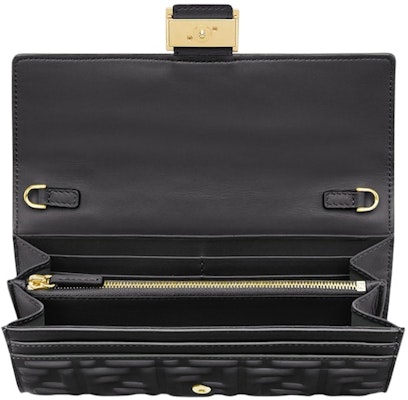Fendi by Marc Jacobs Baguette Continental Wallet with Chain Black Nappa Leather Wallet Lookbook Fendi by Marc Jacobs Baguette Continental Wallet with Chain Black Nappa Leather Wallet