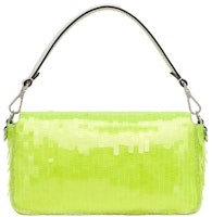 Fendi by Marc Jacobs 粉紅小牛皮與螢光黃亮片Elaphe法棍包 Order Fendi by Marc Jacobs 粉紅小牛皮與螢光黃亮片Elaphe法棍包