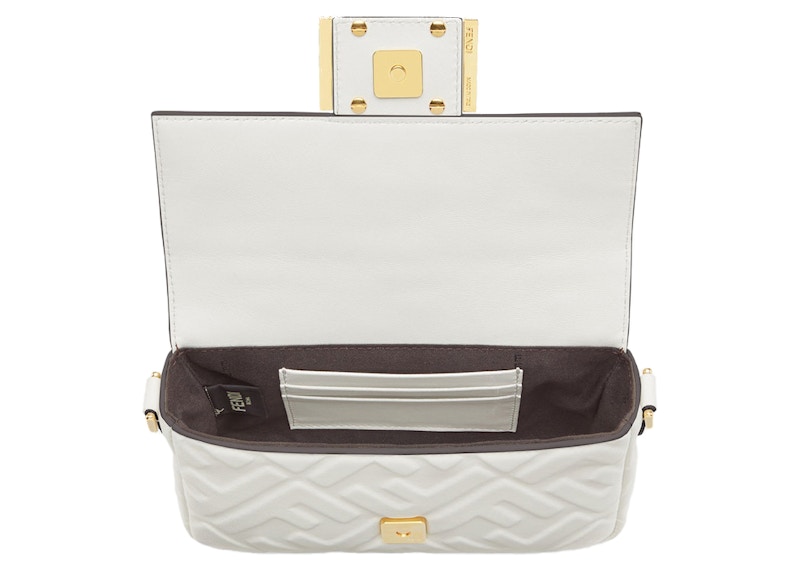 Lookbook Bolso de Cuero Blanco Mini Baguette Fendi por Marc Jacobs