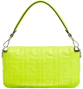 Beg Tangan Kulit Nappa Kuning Neon Fendi oleh Marc Jacobs Baguette Order Beg Tangan Kulit Nappa Kuning Neon Fendi oleh Marc Jacobs Baguette