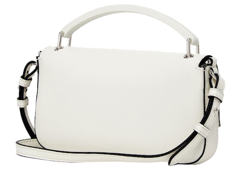 Order Fendi oleh Marc Jacobs Baguette Beg Telefon Kulit Nappa Putih