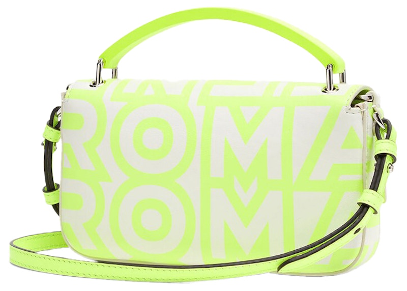 Order フェンディ バイ マーク・ジェイコブス バゲット フォンポーチ ホワイト/ネオンイエロー ナッパレザーポーチ