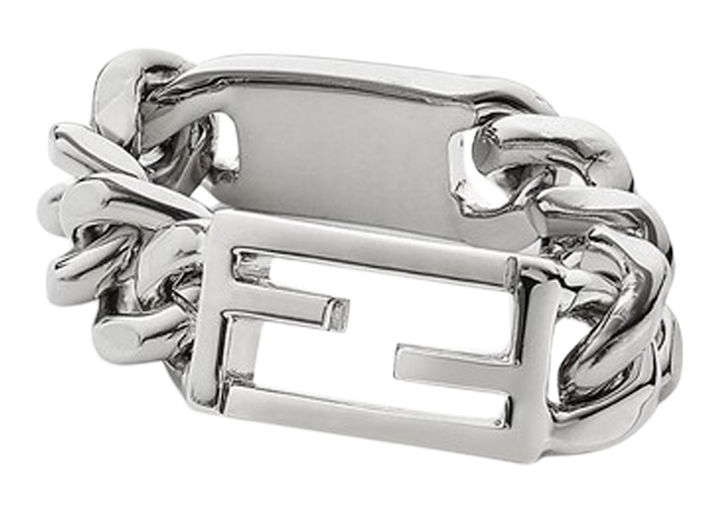 Fendi by Marc Jacobs Baguette Ring Silver-Colored Ring Silver
