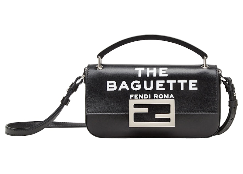 Fendi by Marc Jacobs Baguette Smartphone Pouch Black Nappa Leather Pouch