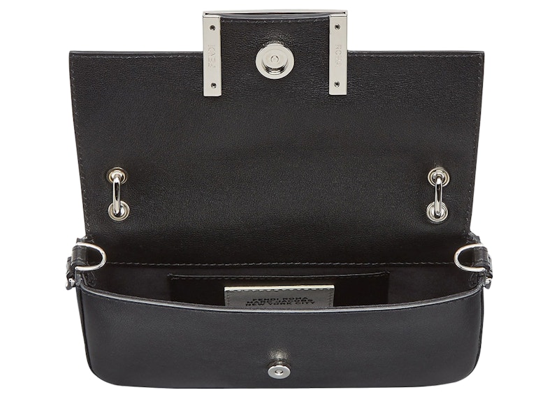 Lookbook 芬迪马可·雅各布斯法棍手机包 黑色纳帕皮革包袋