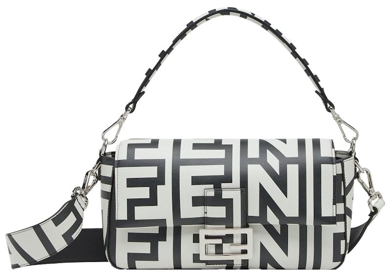 Fendi by Marc Jacobs Baguette Two-Tone Leather Bag