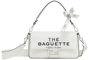 Fendi by Marc Jacobs Baguette White Leather Bag Fendi by Marc Jacobs Baguette White Leather Bag