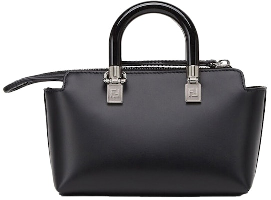 Fendi by Marc Jacobs By The Way Mini Small Boston Bag In Black Leather Order Fendi by Marc Jacobs By The Way Mini Small Boston Bag In Black Leather