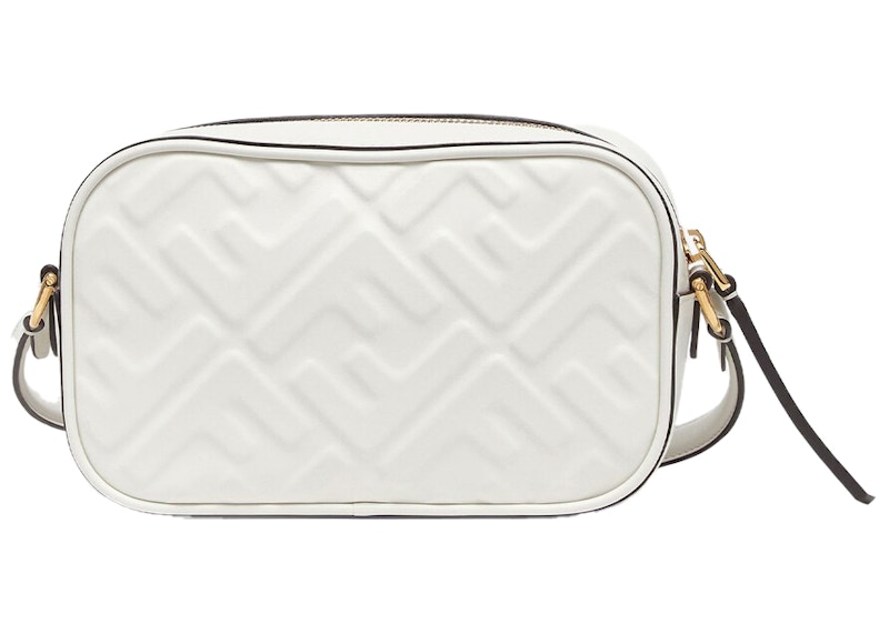 Order Fendi por Marc Jacobs Bolsa Mini de Cuero Blanco tipo Cámara
