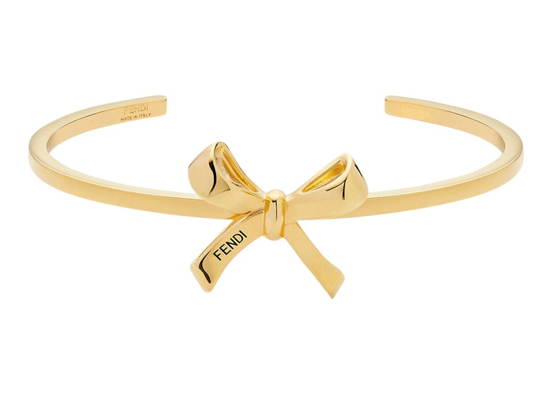Fendi by Marc Jacobs Fendi Bow Bracelet Gold-Colored Bracelet