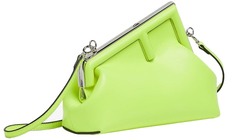 fendi-by-marc-jacobs-fendi-first-small-neon-yellow-leather-bag