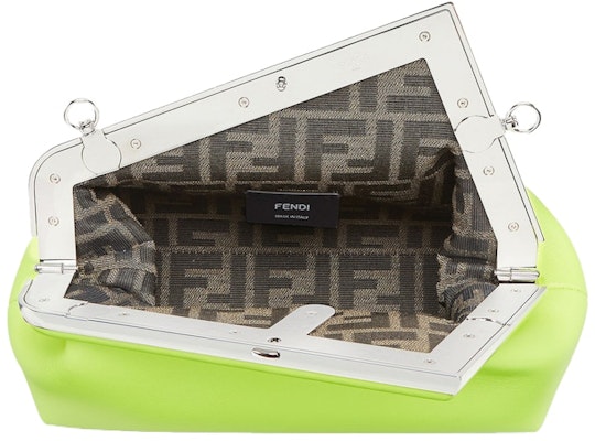 Fendi oleh Marc Jacobs Fendi First Tas Kecil Kulit Kuning Neon Lookbook Fendi oleh Marc Jacobs Fendi First Tas Kecil Kulit Kuning Neon