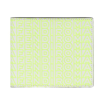 Fendi by Marc Jacobs Fendi Roma Bi-Fold Wallet Two-Tone Leather Compact Bi-Fold Wallet Multicolor