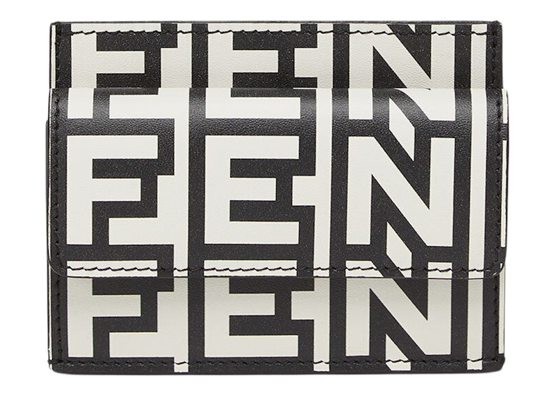 Fendi by Marc Jacobs Fendi Roma Card Holder Two-Tone Nappa Leather Card Holder